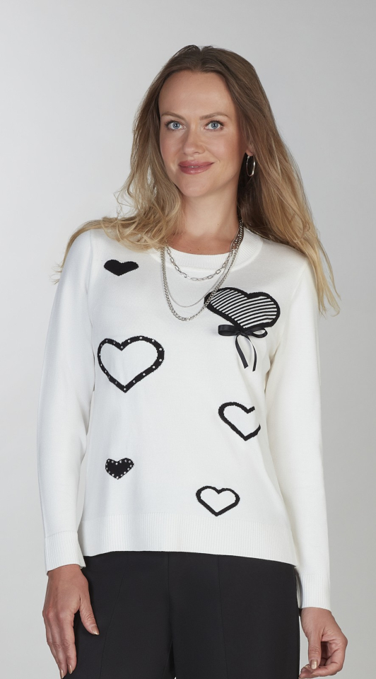 Chandail HEART - T532 - Tricotto