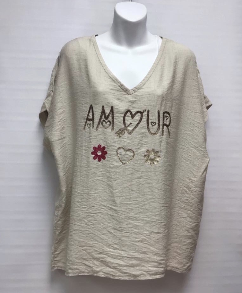 Blouse AMOUR - 02373 - Made in Italy