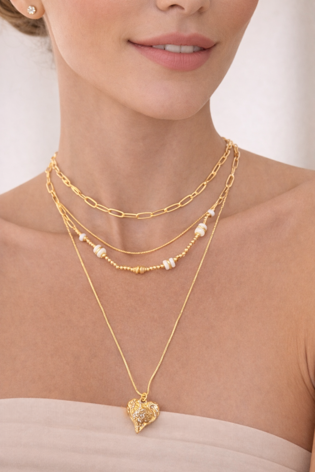 Collier AURELY 3 en 1 - 06-14419 - Fantaisie