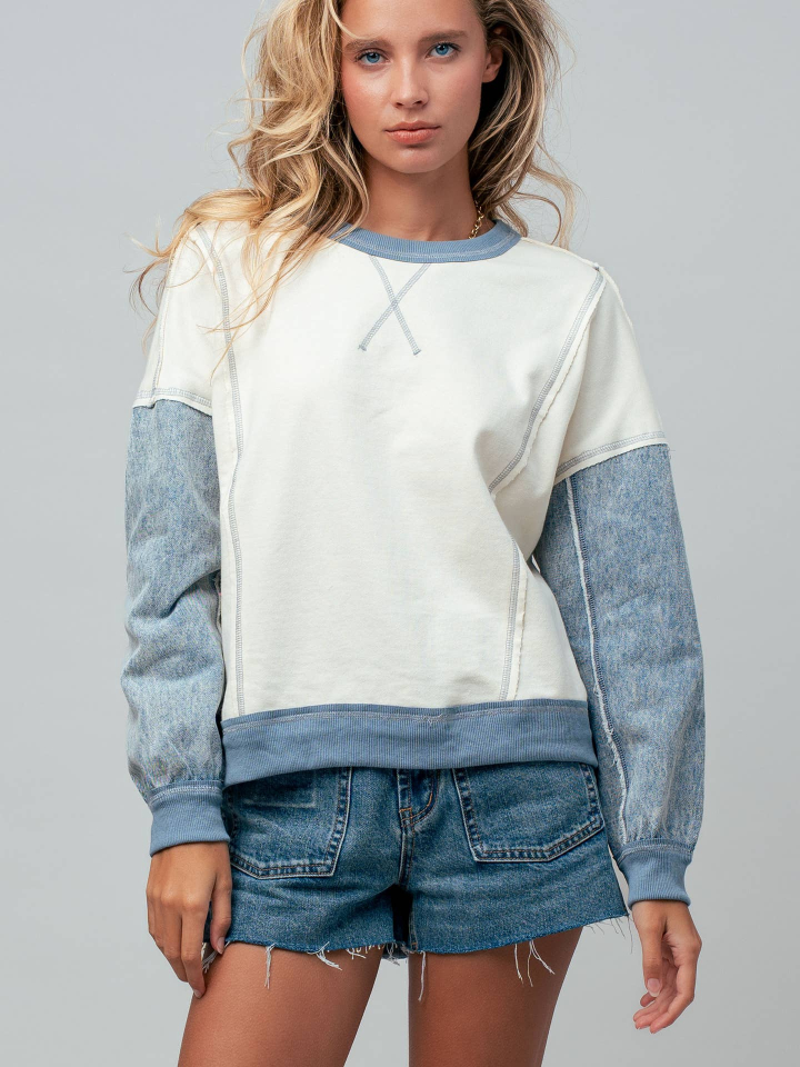 Chandail DENIM - Fdenim - Fantaisie