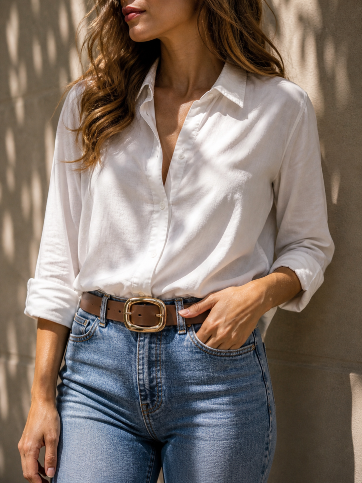 Ceinture TAUPE - TE1127 - Tom & Eva