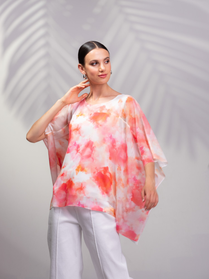 Blouse élégance filet à l'épaule - A45573 - Alison Sheri