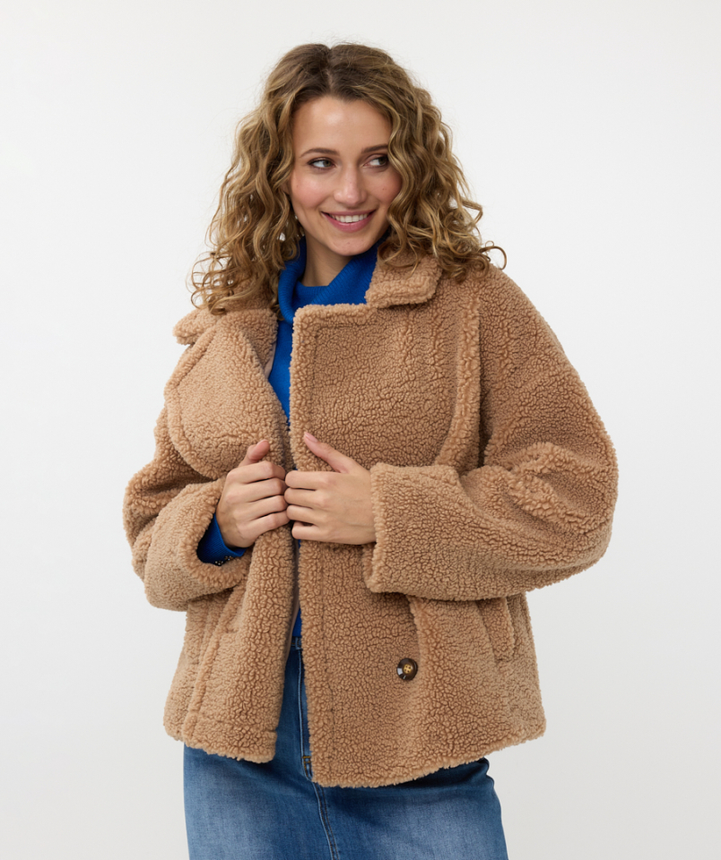 Manteau mouton 4 boutons - ESQ37514 - Esqualo