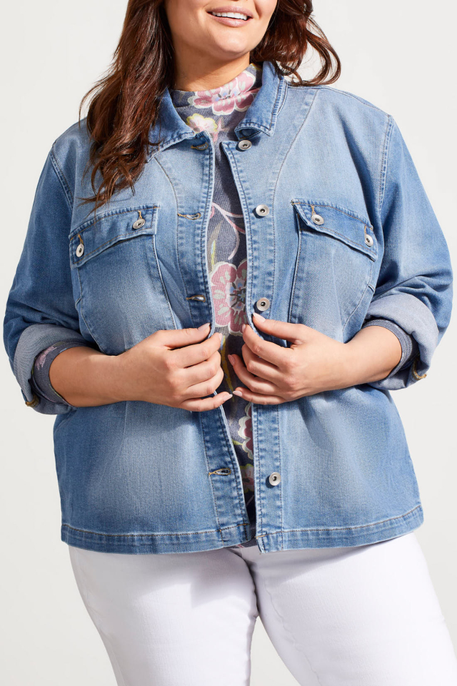 Jacket en jeans 2 poches - TR5666 - Tribal