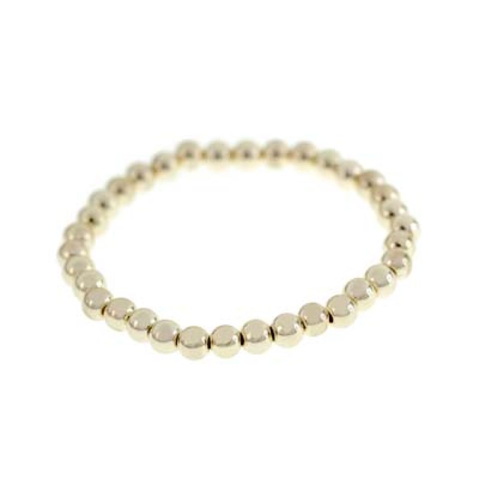 Bracelet élastique perle dorée - M07-5618-1or - Merx