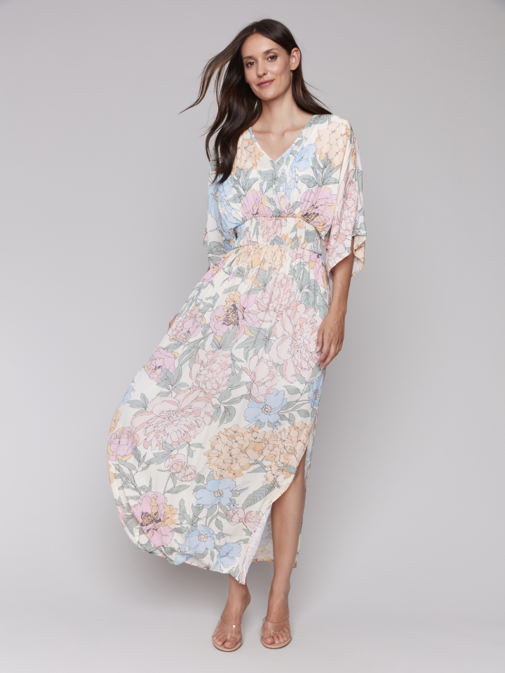 Robe longue dahlia - C3201 - Charlie B