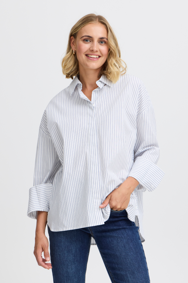 Blouse fit relax plus courte à l'avant - FR20614547 - Fransa