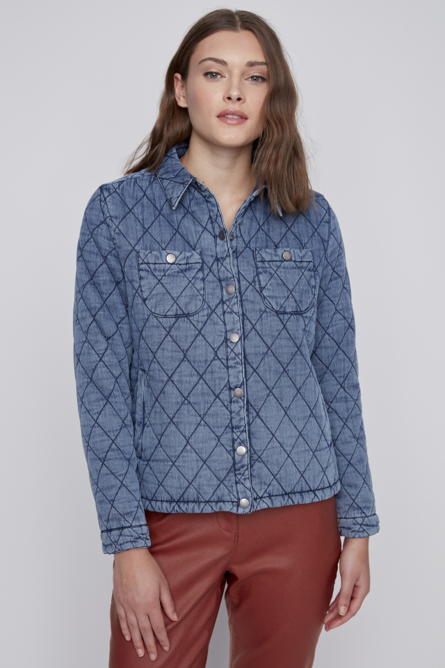 Veste denim boutons - CYC2424049 - Coco Y Club