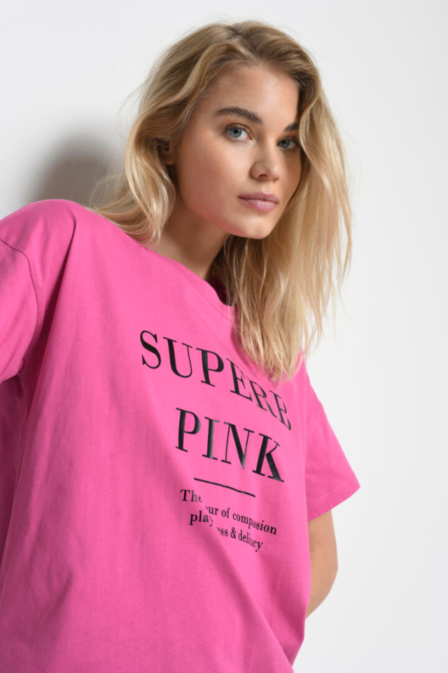 T-shirt SUPERB PINK / Kaffe - K10506795 - Kaffe