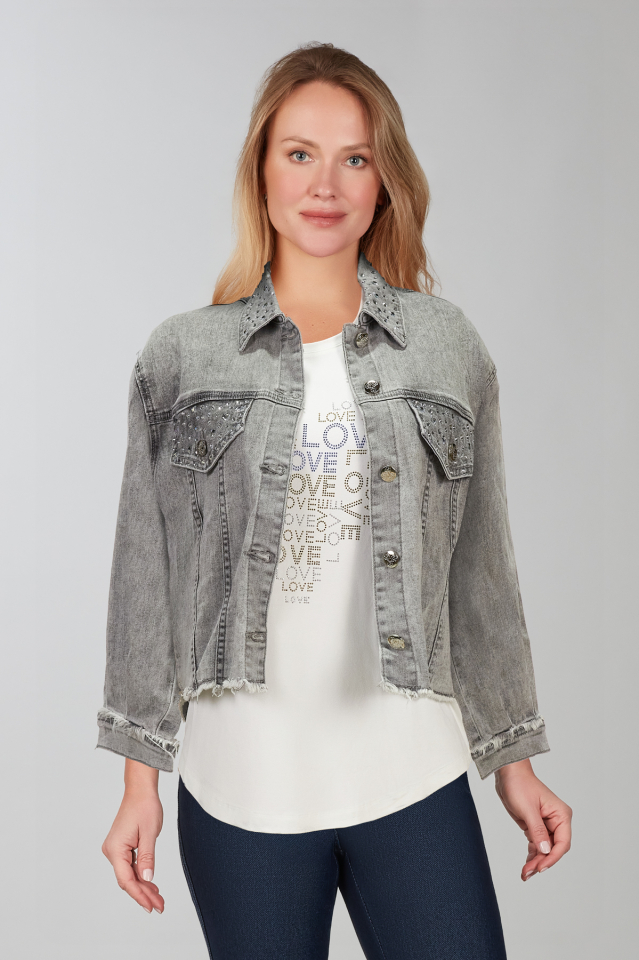  Veste CHARCOAL - T56381 - Tricotto