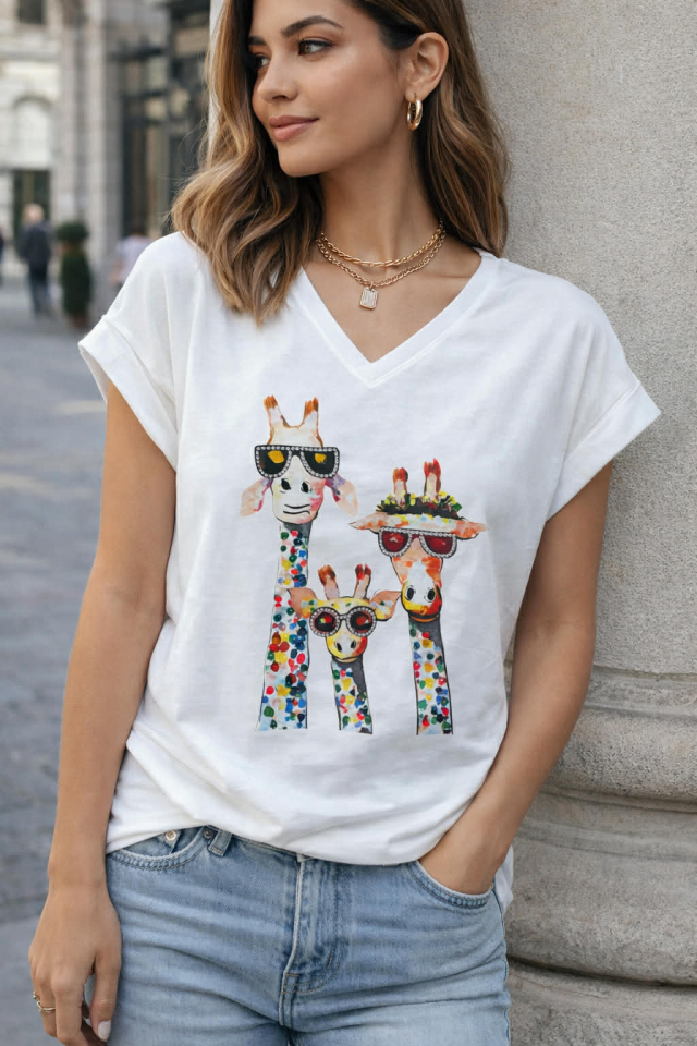 T-shirt GIRAFE - ORLY261156 - Orly