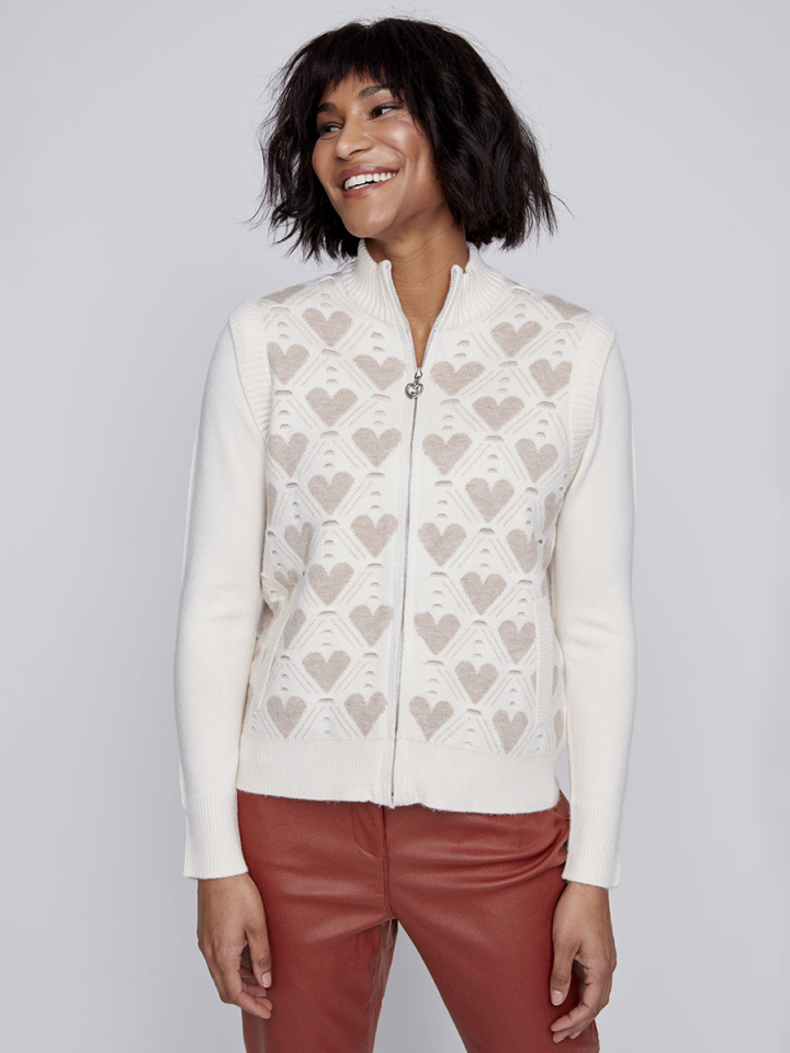 Cardigan coeur - CYC2425062 - Coco Y Club