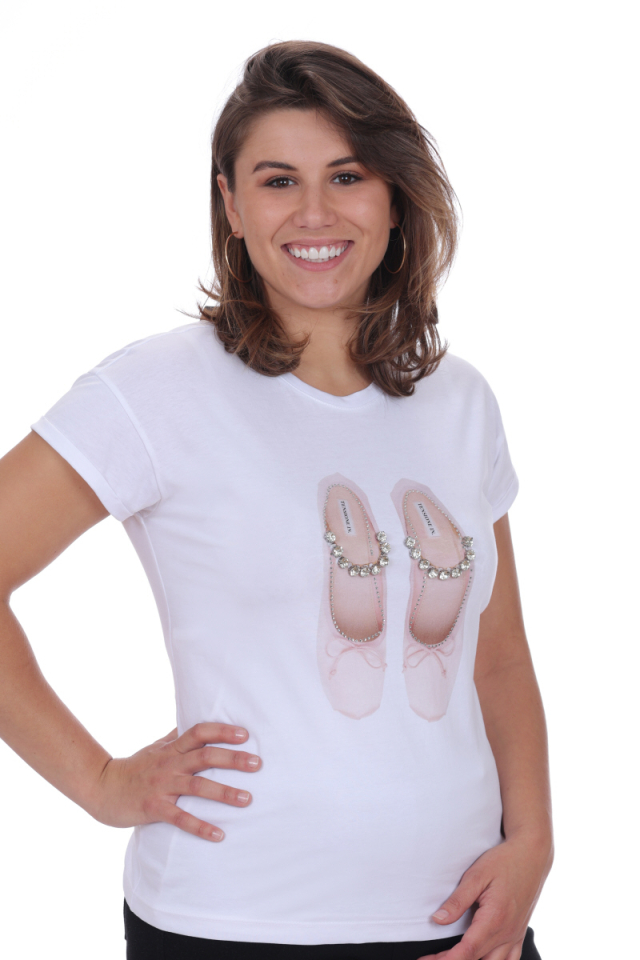 T-shirt chaussons ballet - N111131 - Ness 