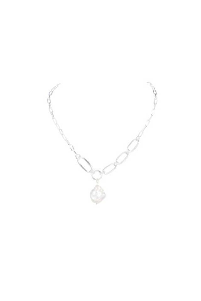 Chaine PERLE - MERX5411argent - Merx