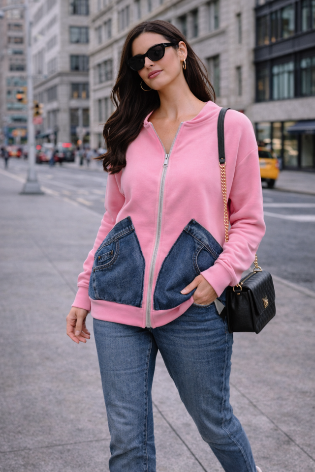 Chandail KEIRA - Fkeira/rose - Fantaisie