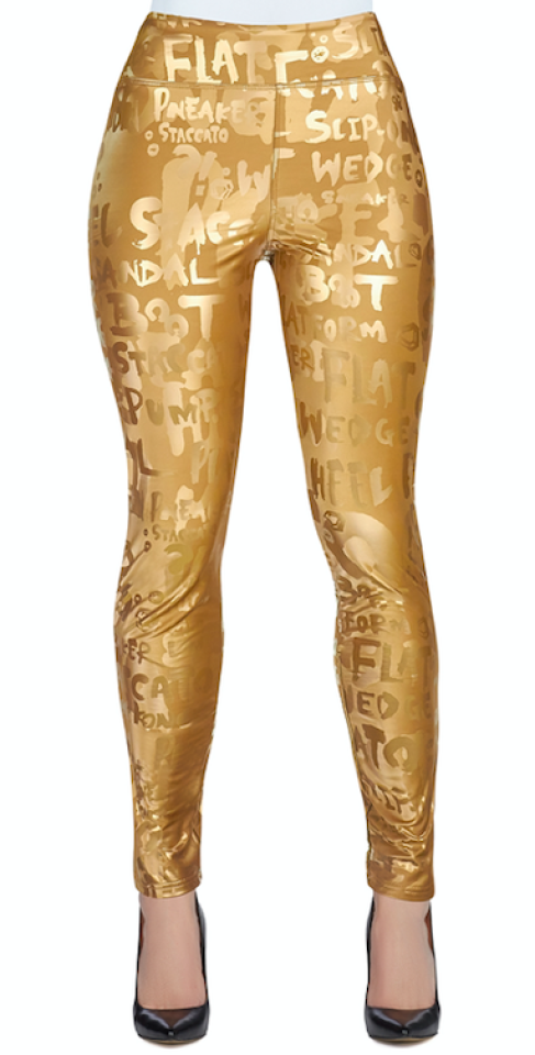 Legging ecriture/Tricotto - T261OR - Tricotto