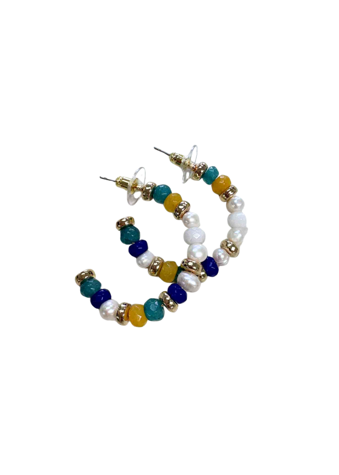 Boucle d'oreilles BEADS - MERX14250bleu - Merx