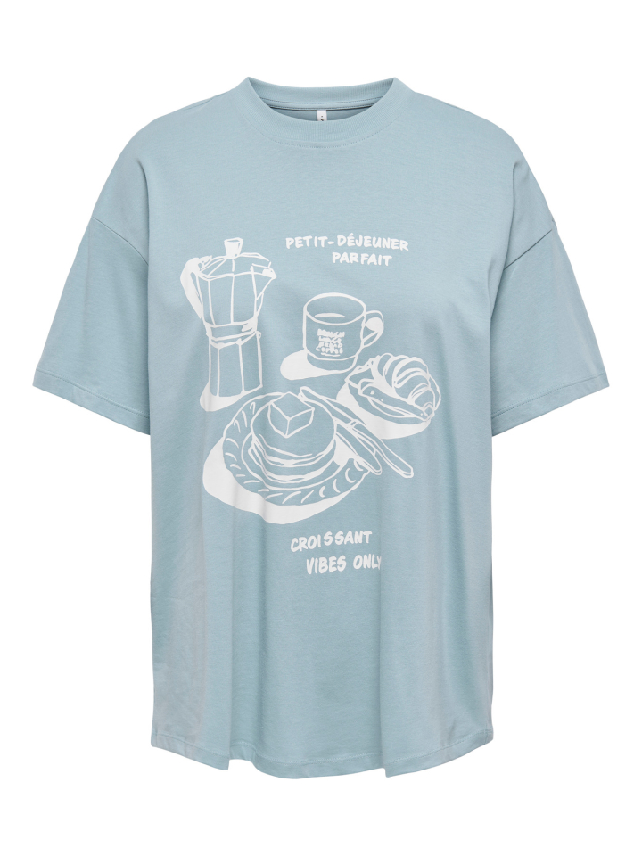 T-shirt LOVELY - ONLY15346761bleu - ONLY