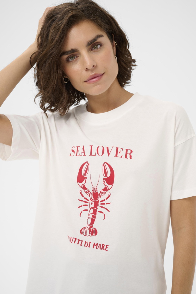 T-shirt FUN - KA10511507chalk - Kaffe