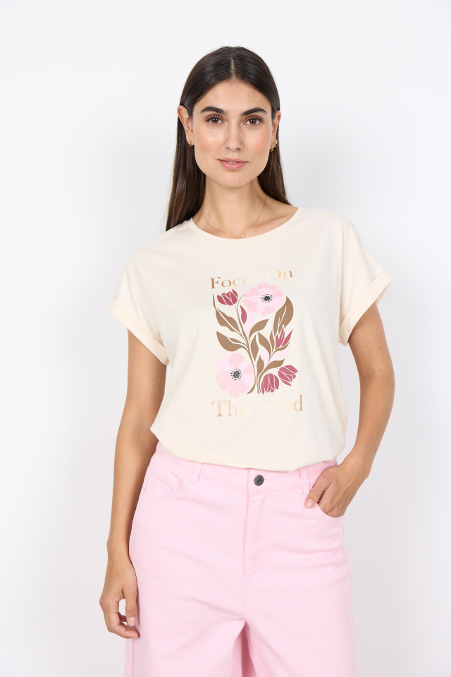 T-shirt FLOW - SC27549rose - Soya concept