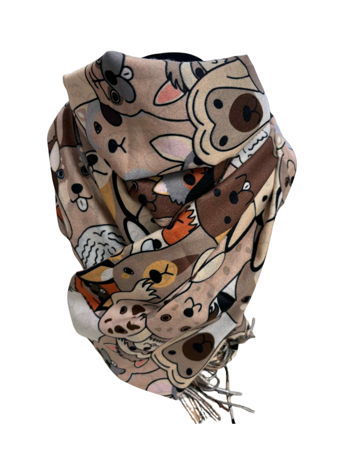 Foulard PUPPY - TE690118859brun - Tom & Eva