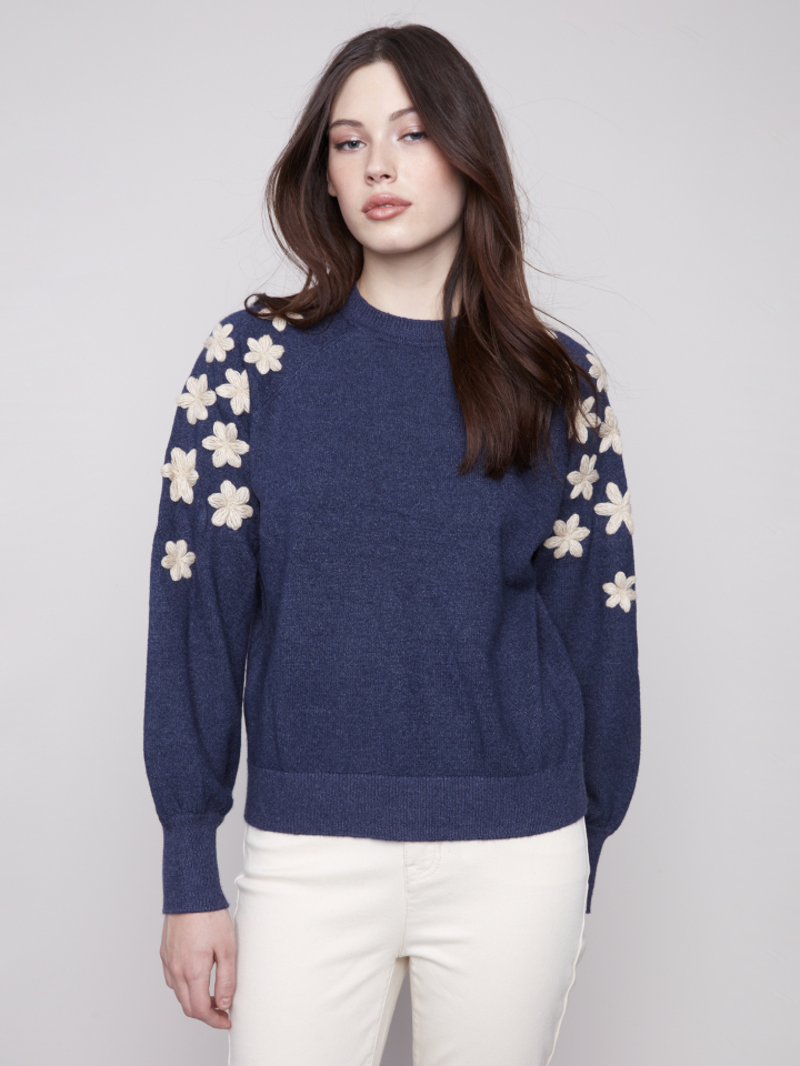 Chandail MARGEURITE - C2850denim - Charlie B