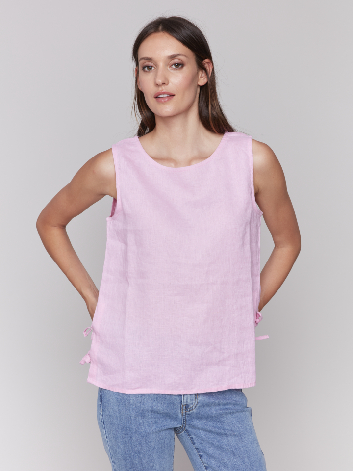 Camisole boucle sur le côté - C4592rose - Charlie B