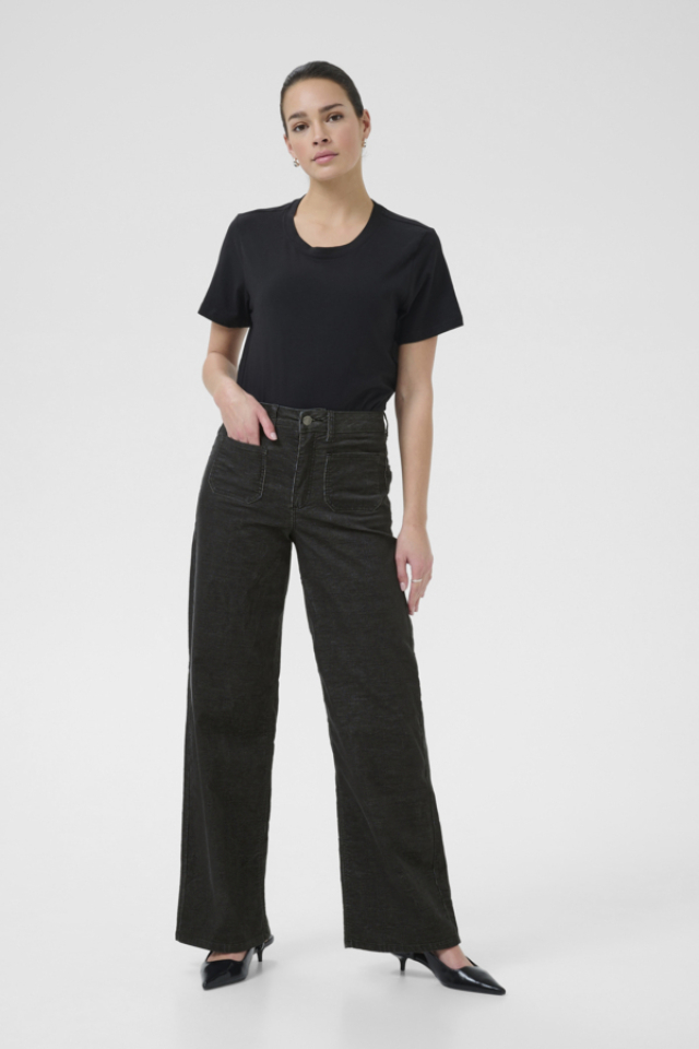 Pantalon MOLLY velour cordé - Ka10510587charcoal - Kaffe