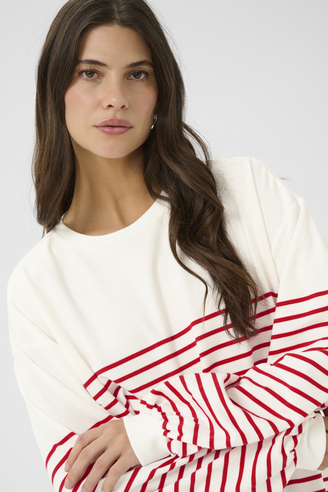 Chandail molleton SIN - CR10613689rouge - Cream