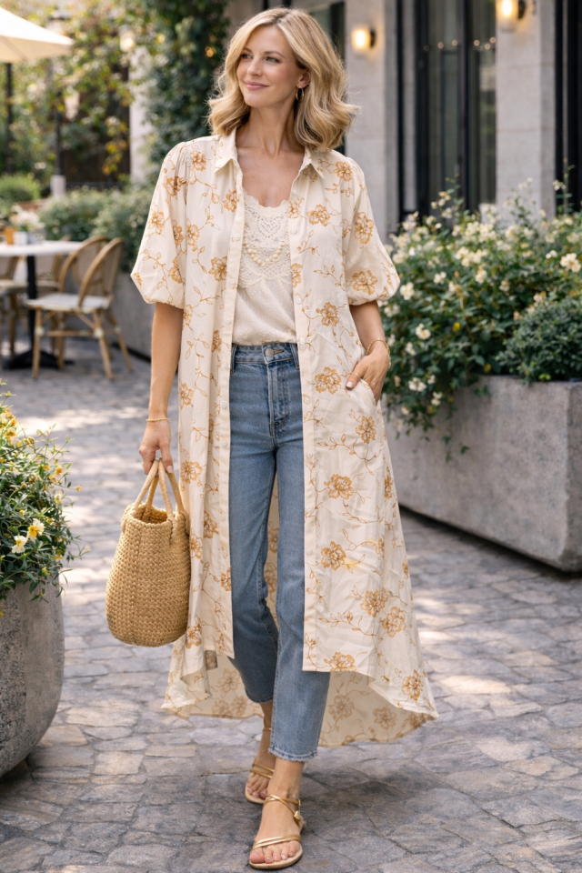 Robe longue SAM - SAMcreme - Fantaisie