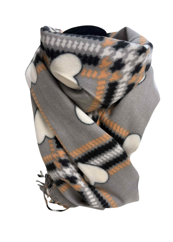 Foulard COEUR - TE690118852gris - Tom & Eva