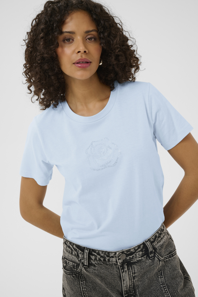 T-shirt JEAN - KA10511081bleu - Kaffe