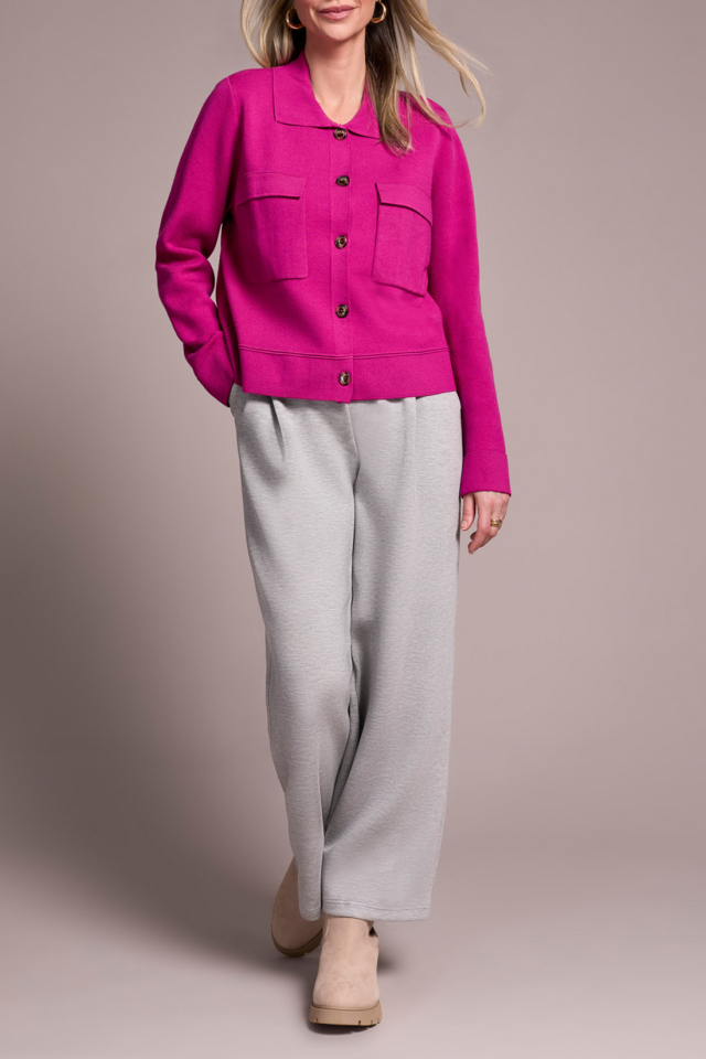 Cardigan COLLAR - TR1930fushia - Tribal