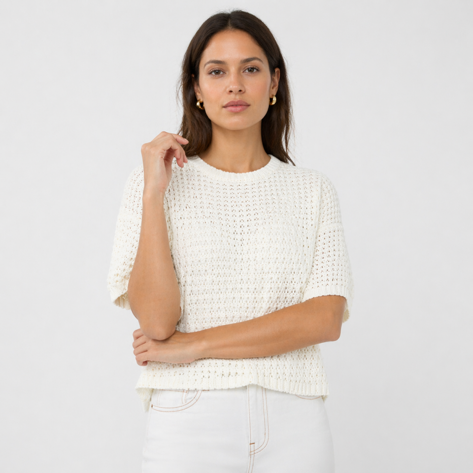 Chandail JETA - ESQ2602036ecru - Esqualo