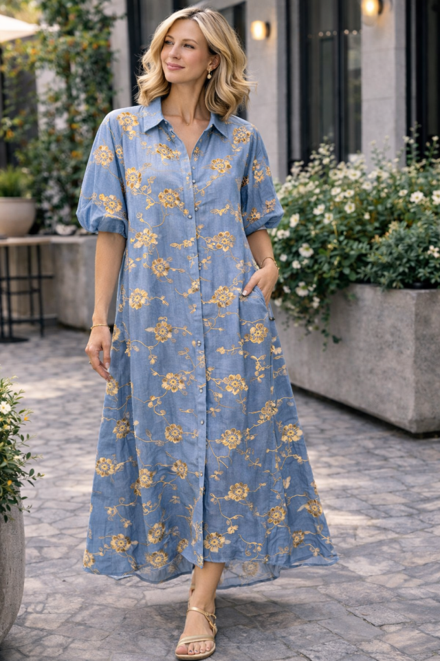 Robe longue SAM - SAMdenim - Fantaisie