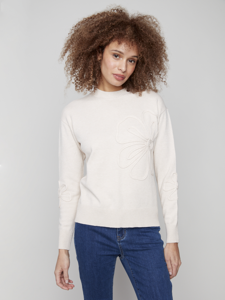 Chandail ELYSE - C2857avoine - Charlie B