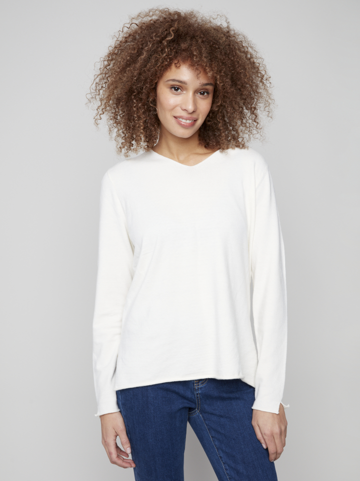 Chandail BASE - C2279ecru - Charlie B