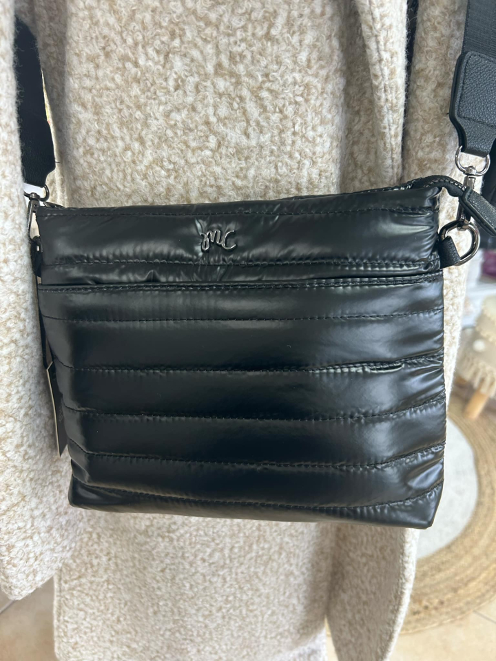 Sac à bandoulière nylon - B1932noir - Bahamas