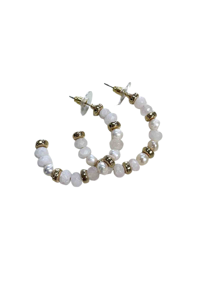 Boucle d'oreilles BEADS - MERX14250blanc - Merx