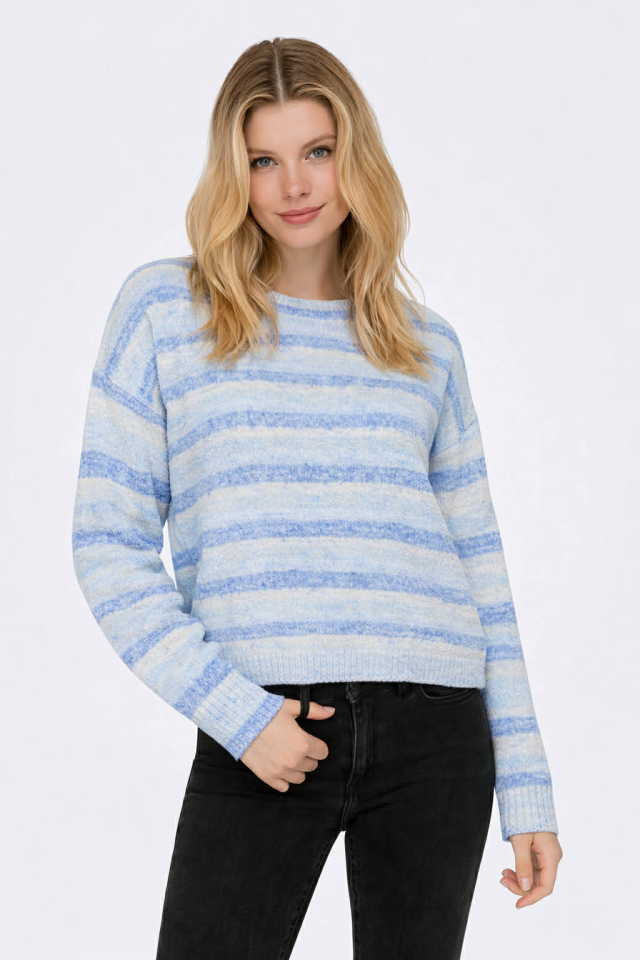 Chandail JOHANNA - ONLY15363130bleu - ONLY