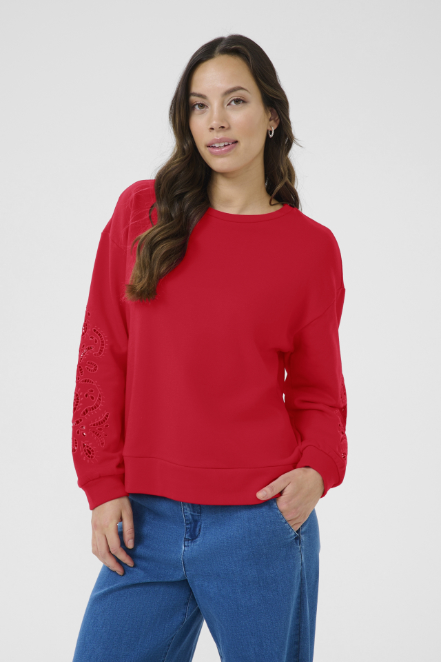 Chandail en molleton JOSIE - CR10613984rouge - Cream
