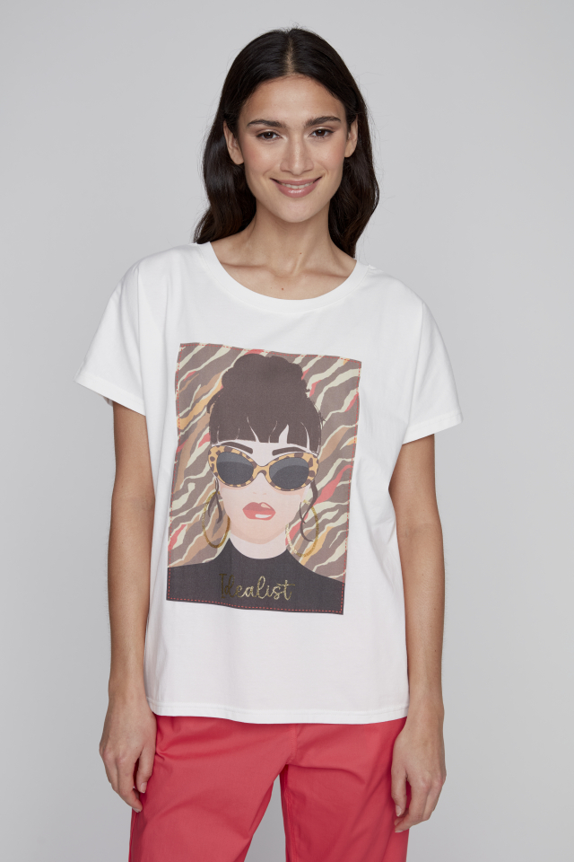 T-shirt femme - CYC2516040safari - Coco Y Club