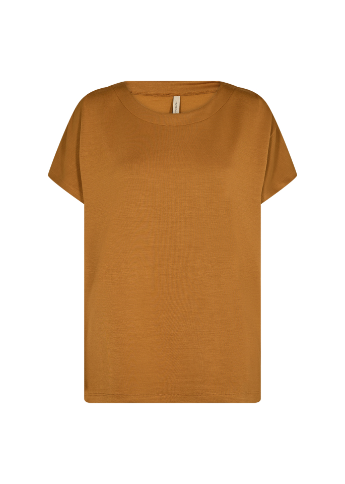 T-shirt uni, encolure en rond - SC26233GY - Soya concept