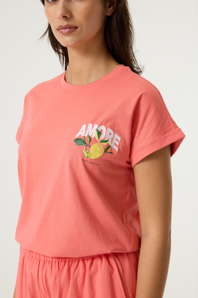 T-shirt LEMON - G260015corail - Garcia