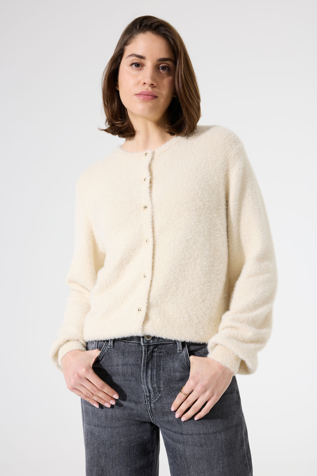 Cardigan RED - G50251ecru - Garcia