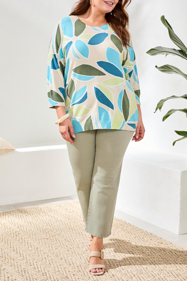 Chandail CREW - TR2175aqua - Tribal