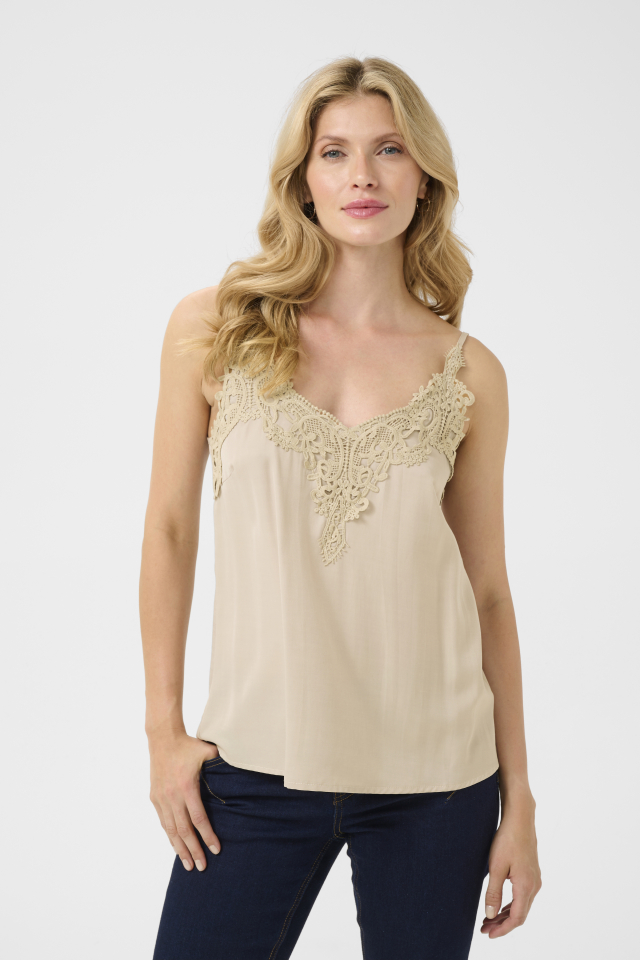 Camisole dentelle ANNA - CR10611224beige - Cream