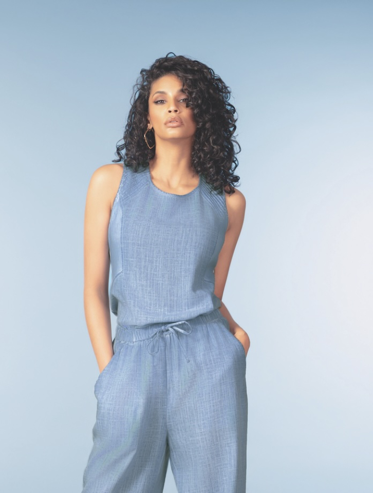 Camisole ARI - AS47058bleu - Alison Sheri
