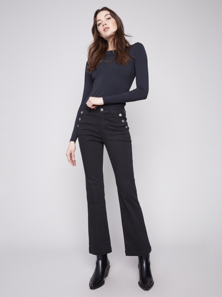 Pantalon JEANNE - C5690noir - Charlie B