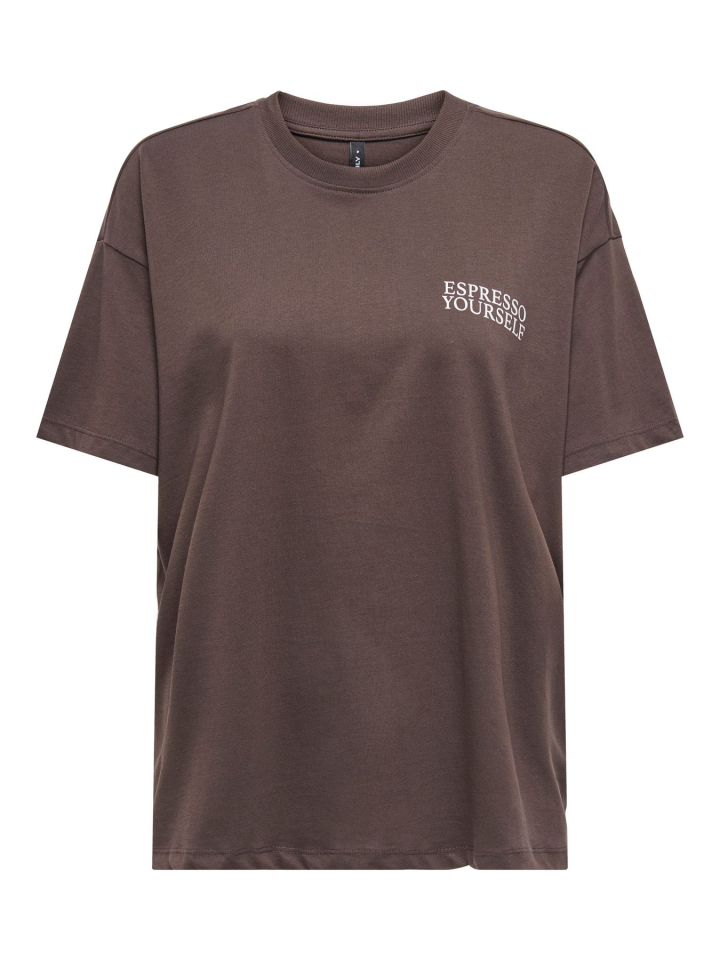 T-shirt LOVELY - ONLY15346761moka - ONLY